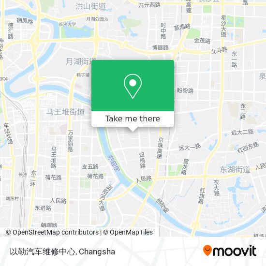 以勒汽车维修中心 map