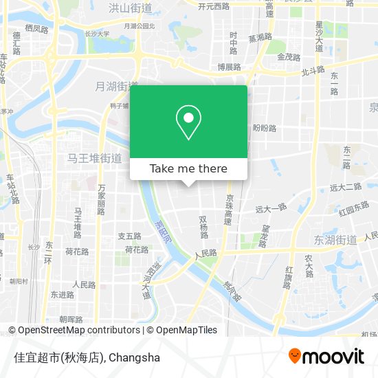 佳宜超市(秋海店) map