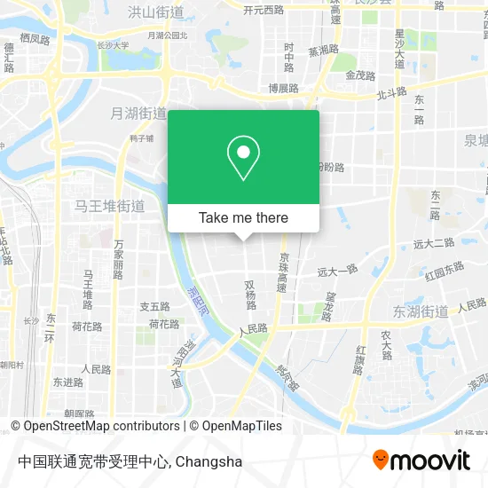 中国联通宽带受理中心 map