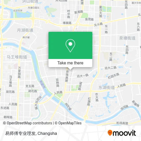 易师傅专业理发 map