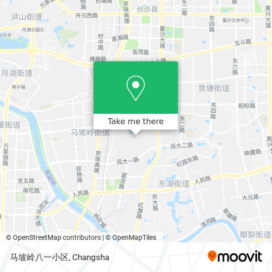 马坡岭八一小区 map