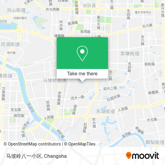 马坡岭八一小区 map