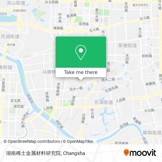 湖南稀土金属材料研究院 map