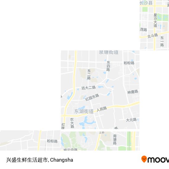 兴盛生鲜生活超市 map