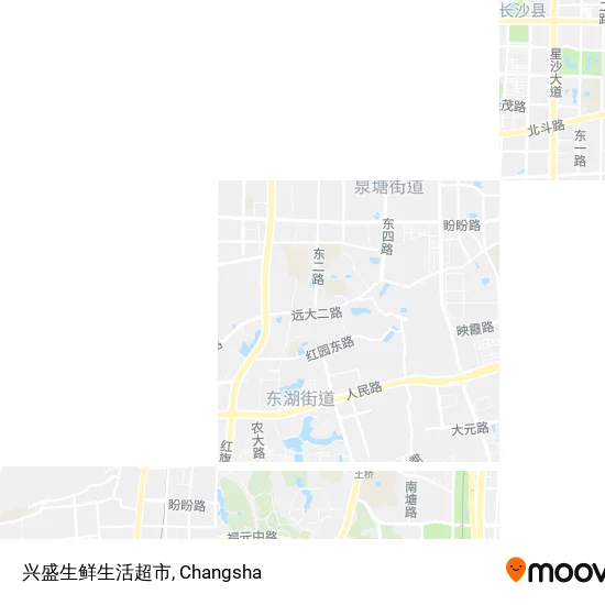 兴盛生鲜生活超市 map