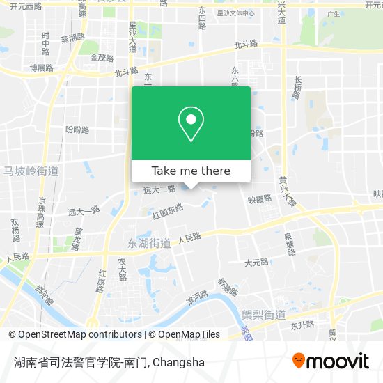 湖南省司法警官学院-南门 map
