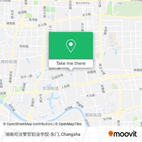 湖南司法警官职业学院-东门 map