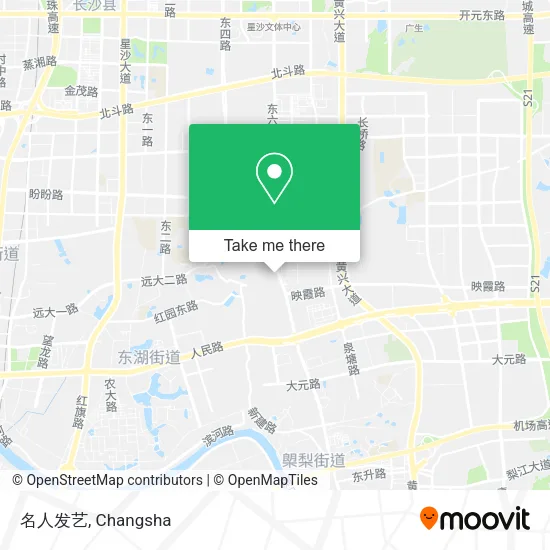 名人发艺 map