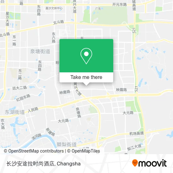 长沙安途拉时尚酒店 map