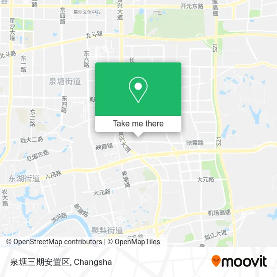 泉塘三期安置区 map