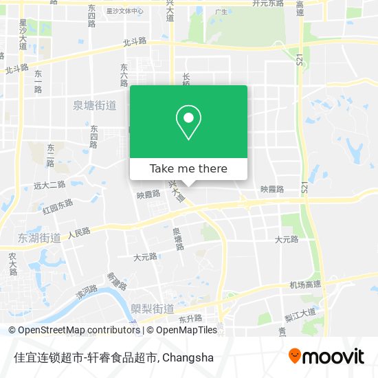 佳宜连锁超市-轩睿食品超市 map