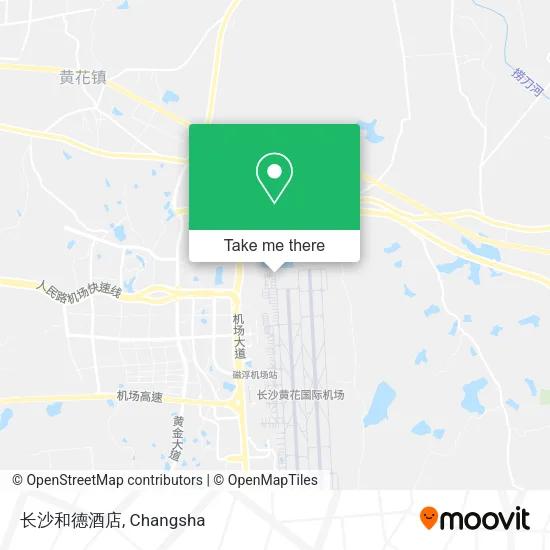 长沙和德酒店 map