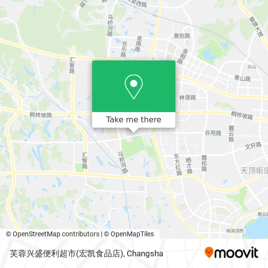 芙蓉兴盛便利超市(宏凯食品店) map