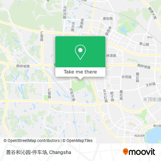 麓谷和沁园-停车场 map