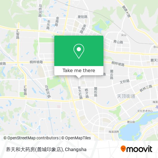 养天和大药房(麓城印象店) map