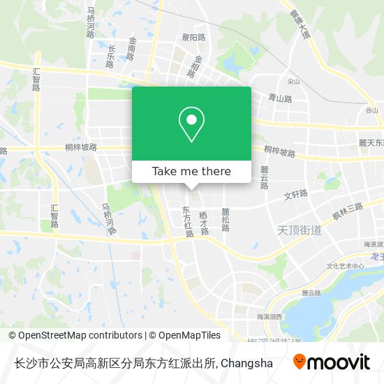 长沙市公安局高新区分局东方红派出所 map