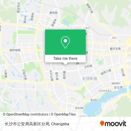 长沙市公安局高新区分局 map