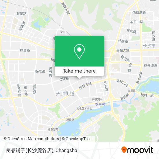 良品铺子(长沙麓谷店) map