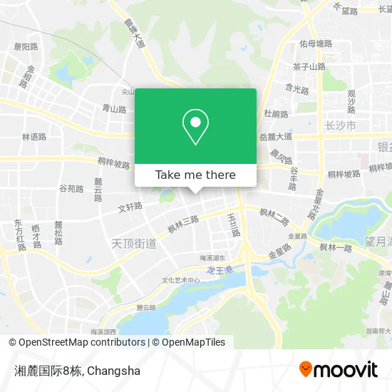 湘麓国际8栋 map