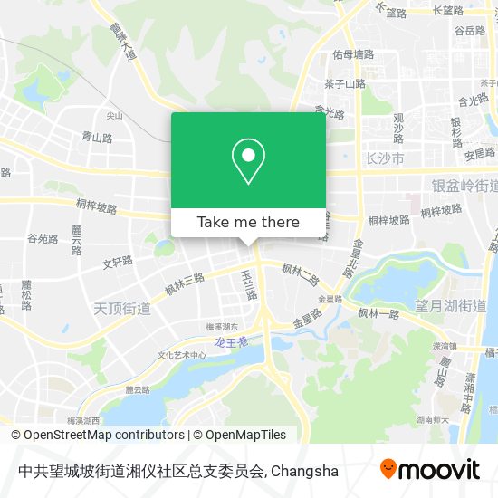 中共望城坡街道湘仪社区总支委员会 map