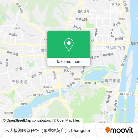 米太极湘味煲仔饭（馨香雅苑店） map