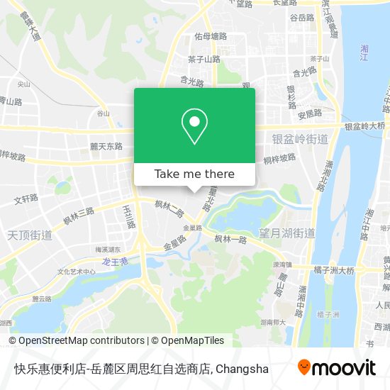 快乐惠便利店-岳麓区周思红自选商店 map