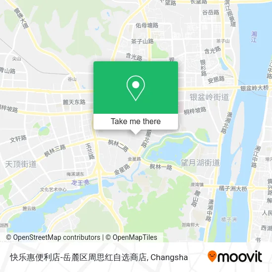 快乐惠便利店-岳麓区周思红自选商店 map