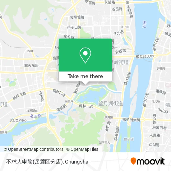 不求人电脑(岳麓区分店) map