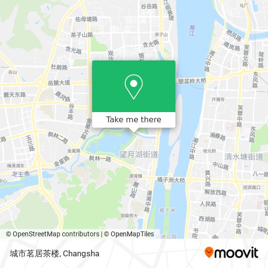 城市茗居茶楼 map