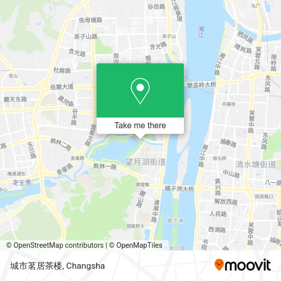 城市茗居茶楼 map