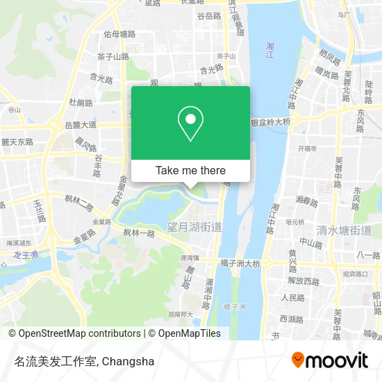 名流美发工作室 map