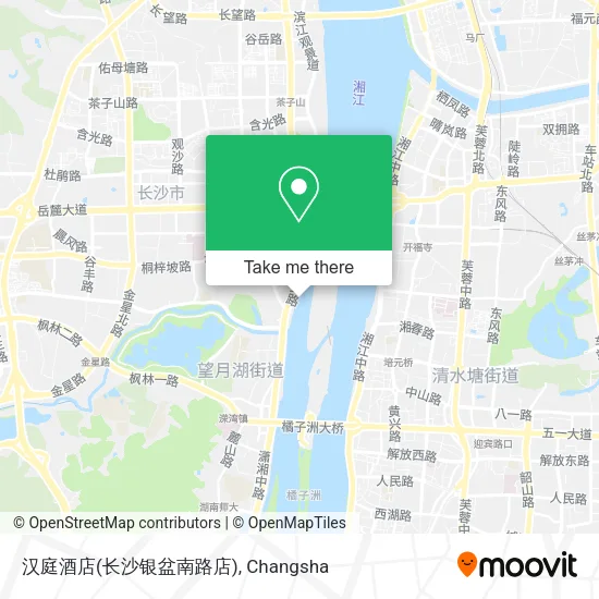 汉庭酒店(长沙银盆南路店) map