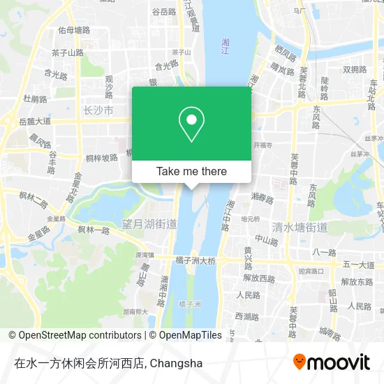 在水一方休闲会所河西店 map