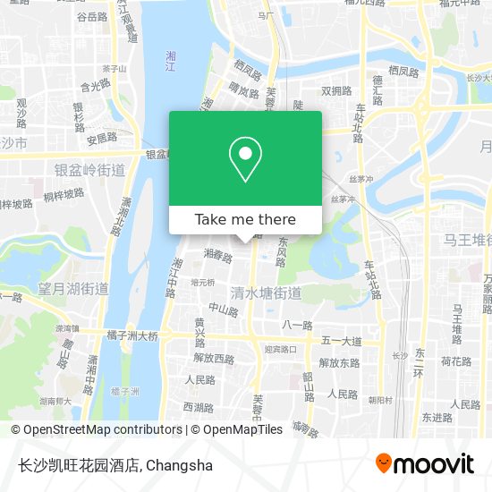 长沙凯旺花园酒店 map