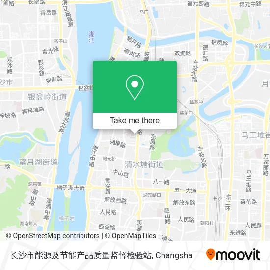 长沙市能源及节能产品质量监督检验站 map