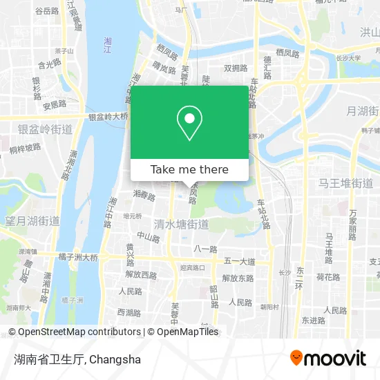 湖南省卫生厅 map