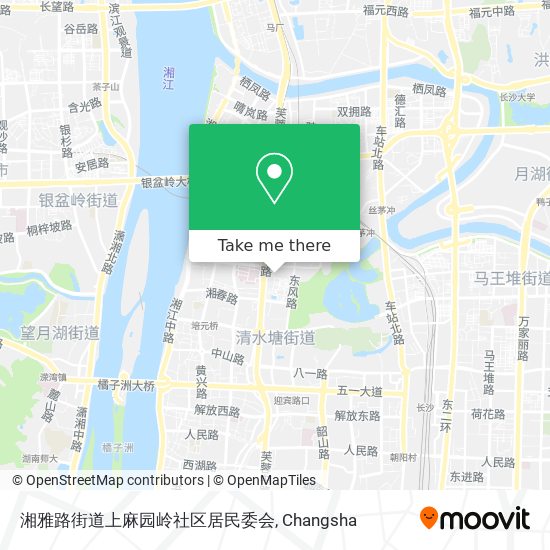 湘雅路街道上麻园岭社区居民委会 map