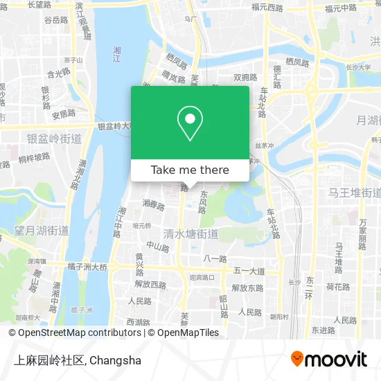 上麻园岭社区 map