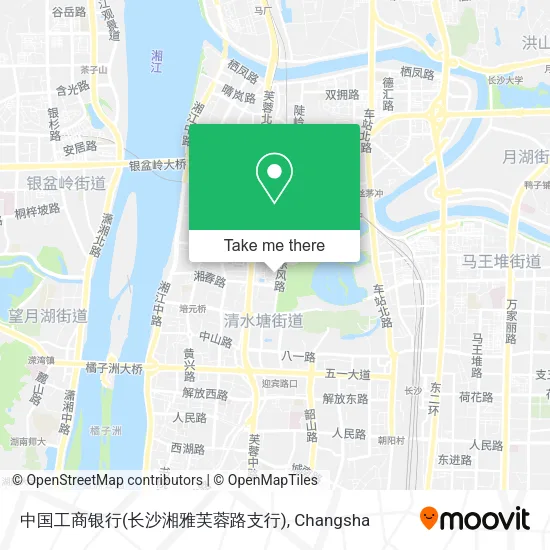 中国工商银行(长沙湘雅芙蓉路支行) map