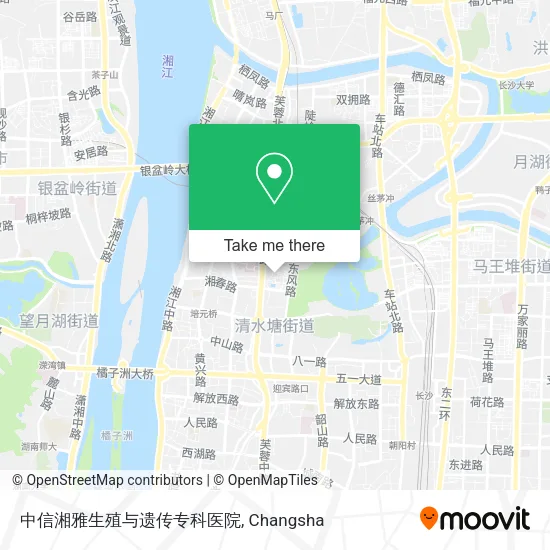 中信湘雅生殖与遗传专科医院 map