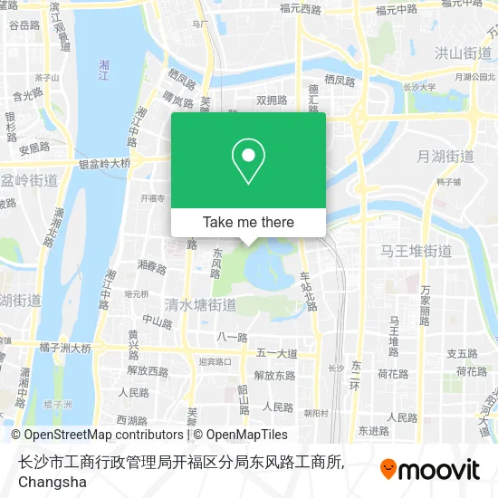 长沙市工商行政管理局开福区分局东风路工商所 map