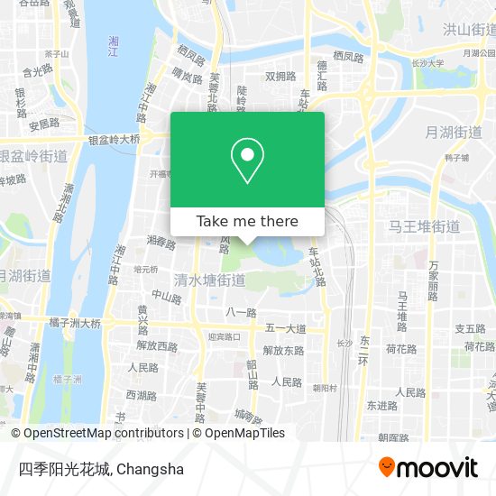 四季阳光花城 map