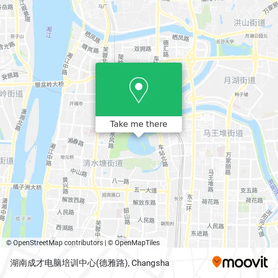 湖南成才电脑培训中心(德雅路) map
