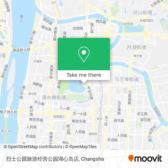 烈士公园旅游经营公园湖心岛店 map