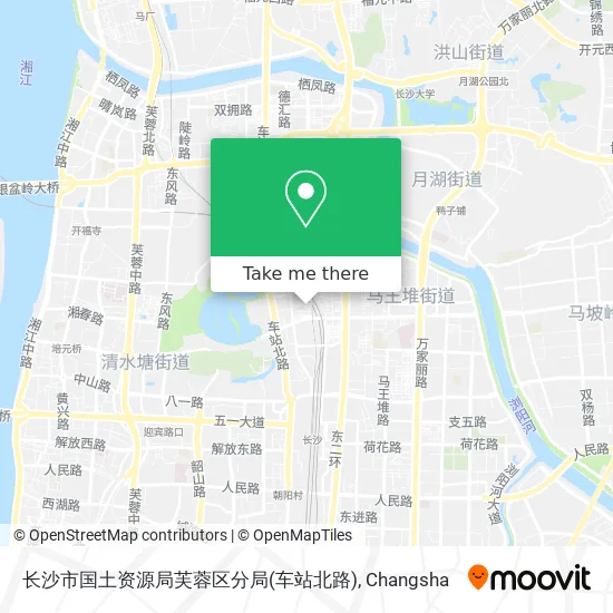 长沙市国土资源局芙蓉区分局(车站北路) map
