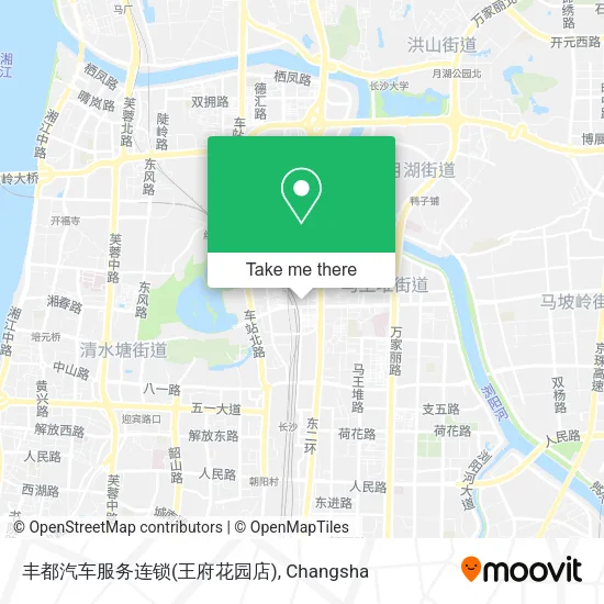 丰都汽车服务连锁(王府花园店) map