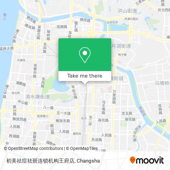 初美祛痘祛斑连锁机构王府店 map