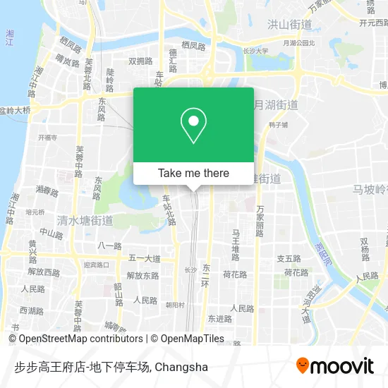 步步高王府店-地下停车场 map