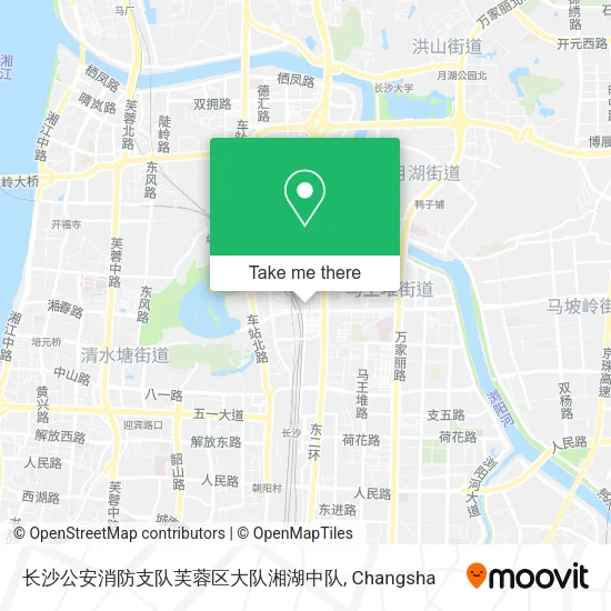 长沙公安消防支队芙蓉区大队湘湖中队 map