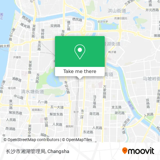 长沙市湘湖管理局 map